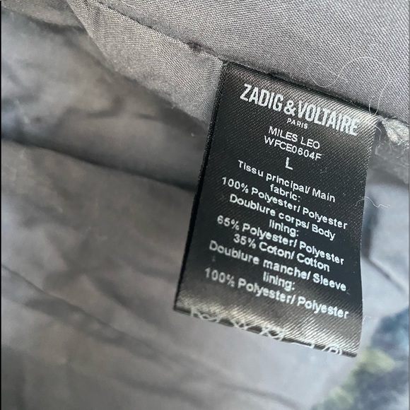 Zadig and Voltaire Miles Leo Double Breasted Coat - Picture 6 of 6